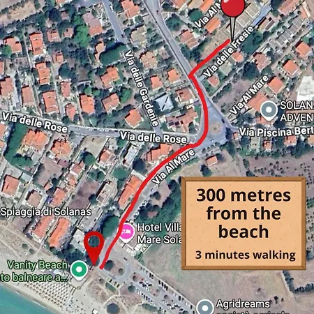Corallo Stylish 300m From The * Solanas (Cagliari)